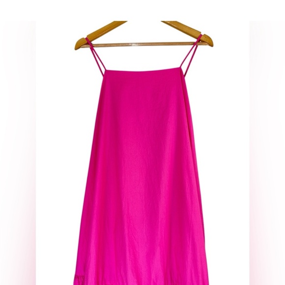 Banana Republic Vibrant Pink Maxi Dress - Picture 4 of 9